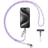 Smycz do telefonu z kablem do ładowania  Usams SJ746 30W USB-C do Lightning 1.2m fioletowy